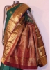 Green Kanchipuram Wedding Silk Saree